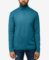 X-ray Men's Turtleneck Pull Over Sweater In Teal