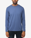 X-ray Crew Neck Long Sleeve T-shirt In Night Blue