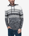 X-ray Stripe Pattern Hooded Sweatshirt In Black