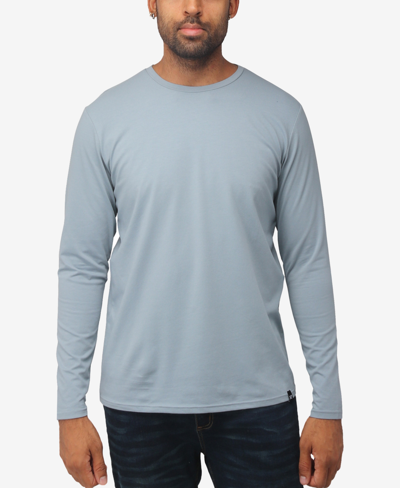 X-RAY MEN'S SOFT STRETCH CREW NECK LONG SLEEVE T-SHIRT