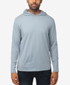 X-ray Men's Soft Stretch Long Sleeve Hoodie In Slate Blue