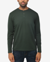 X-ray Long Sleeve Henley Shirt In Hunter