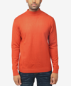 X-ray Core Mock Neck Knit Sweater In Brick