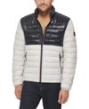 Tommy Hilfiger Men's Quilted Puffer Jacket, Created For Macy's In Black/white Combo