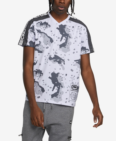 Ecko Unltd Men's Short Sleeves Whack A Sleeve T-shirt In White