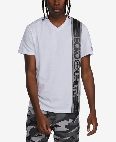 Ecko Unltd Men's Big And Tall Short Sleeves Go Get Er T-shirt In White