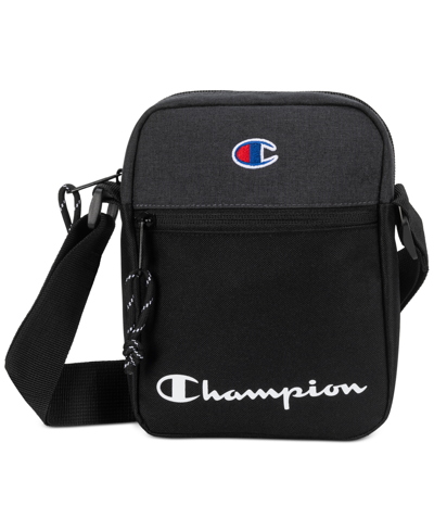 Champion Men's Manuscript Crossbody Bag In Black