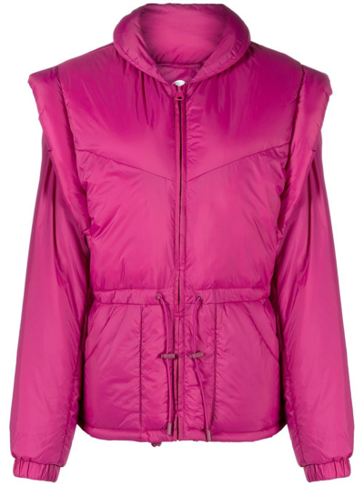 Isabel Marant Étoile Darshayo Padded Rain Coat In Pink