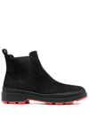 Camper Brutus Trek Ankle Boots In Black