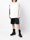 FENG CHEN WANG SHIRT-PANELLED SWEATSHIRT