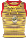 Cormio Striped Knitted Top In Multicolor