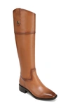 Sam Edelman Drina Leather Knee High Boot In New Whiskey Leather