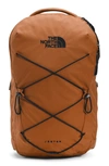 The North Face Jester 27l Backpack In Brown In Leather Brown/ Black