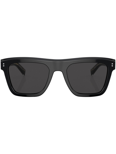 Dolce & Gabbana Square-frame Sunglasses In Schwarz