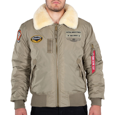 Pre-owned Alpha Industries Herren Bomberjacke Injector Iii Air Force Stratos