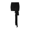 Philosophy Di Lorenzo Serafini Mini Skirt With Ribbon Detail In Nero