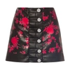 PHILOSOPHY DI LORENZO SERAFINI FLORAL PRINT MULTI STRAP MINI SKIRT