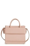 GIVENCHY MINI HORIZON GRAINED CALFSKIN LEATHER TOTE - PINK,BB05559037