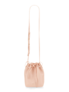 Mansur Gavriel Mini Mini Saffiano Leather Bucket Bag In Rosa