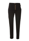 Dondup Carmen Trousers Back Pockets In Black
