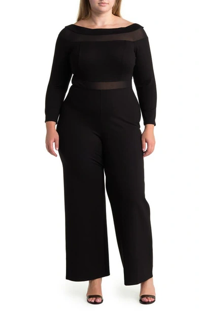 By Design Coleen Off The Shoulder Jumpsuit In Black