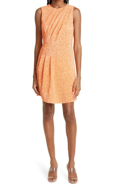 stine goya orange dress Stine Goya FLOWERS GROWING UNDER ORANGE WATER dress