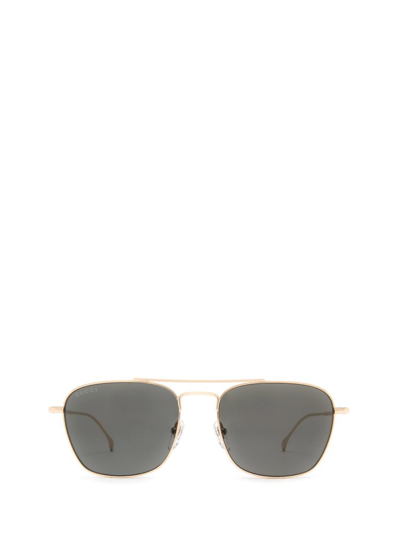 Gucci Eyewear Aviator Sunglasses In Gold