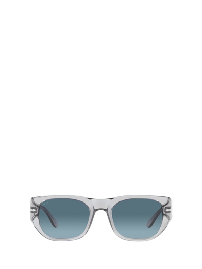Persol Rectangular Frame Sunglasses In Grey