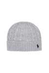 Polo Ralph Lauren Cable Knit Beanie In Grey