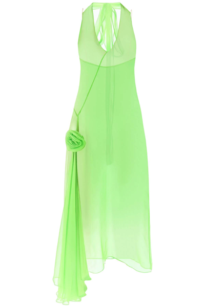 Saks Potts 'janice' Organza Dress In Green | ModeSens