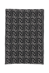 Fendi Rectangular Scarf In Black,beige