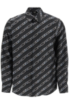 FENDI CHAIN PRINT SILK SHIRT