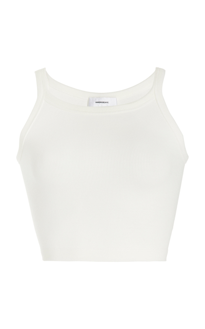 Wardrobe.nyc X Hailey Bieber Neutral Tank Top In Off White