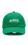 Sporty And Rich Sporty & Rich X Prince Logo-print Cotton Cap In Green,blue