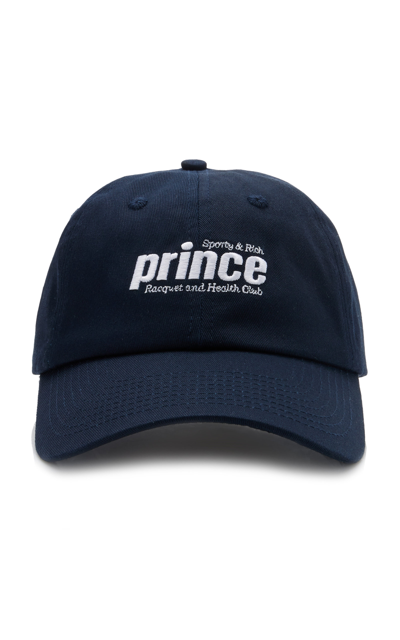 Sporty And Rich Women's Prince Cotton Baseball Cap In Green,blue