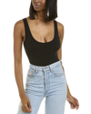 Simkhai Irene Ribbed Scoop Neck Bodysuit In Black