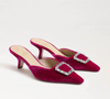 Sam Edelman Brit Jewel In Raspberry Velvet In Multi