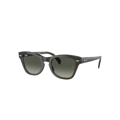 Ray Ban Rb0707s Sunglasses Transparent Olive Green Frame Grey Lenses 50-21 In Olivgrün Transparent