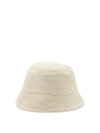 Stand Studio Faux-shearling Bucket Hat In White