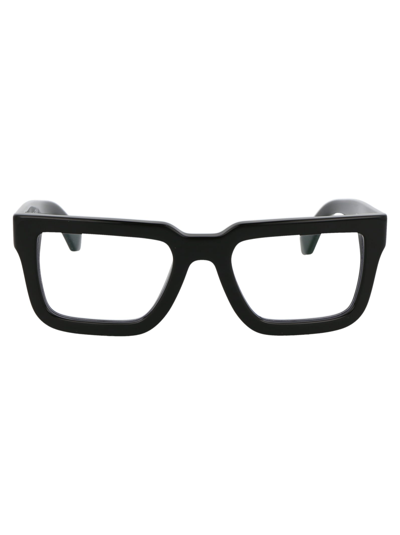 Off-white Optical Style 15 Glasses In Black Blue Block
