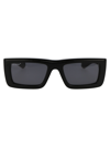 Off-white Jacob Rectangular Sunglasses In 1007 Black