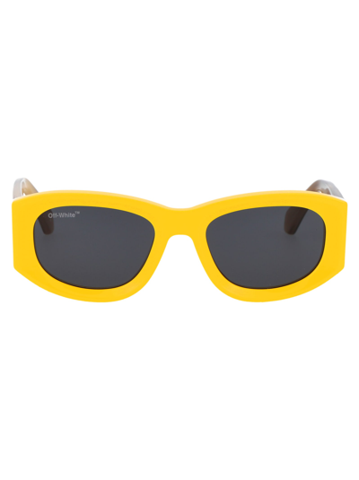 Off-white Joan Squared Acetate Sunglasses In 1807 Yellow