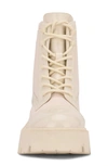 Nine West Obri Lug Sole Combat Boot In Ivory Multi