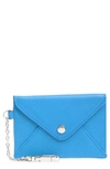 Aimee Kestenberg Ashley Leather Pouch In Memphis Blue