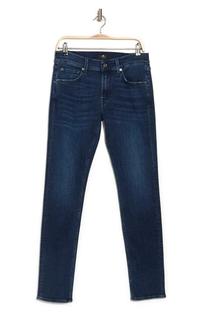 7 For All Mankind Slimmy Squiggle Stretch Skinny Leg Jeans In Vivid