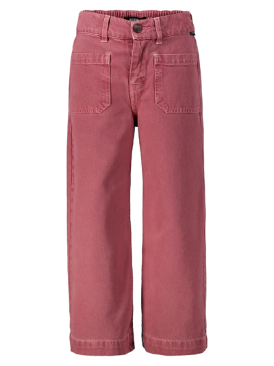 Ecoalf Kids Jeans For Girls In Fucsia
