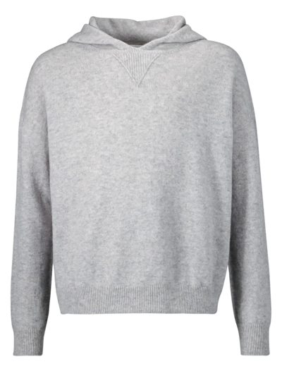 Precious Cashmere Kids Pullover For Girls In Grey