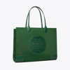 Tory Burch Ella Tote Bag In Dark Foliage