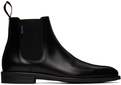 Ps By Paul Smith Black Cedric Chelsea Boots In 79 Blacks