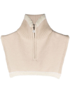 BARRIE CASHMERE ZIP-UP COLLAR